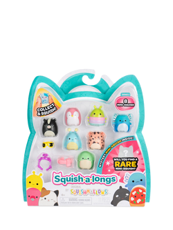 Squishmallows Squish-a-longs Mini-Squish, Style 1/Wave 3, Pack of 8 - view 2, Multi