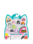 Squishmallows Squish-a-longs Mini-Squish, Style 3/Wave 3, Pack of 8