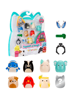 Squishmallows Squish-a-longs Mini-Squish, Style 4/Wave 3, Pack of 8, Multi