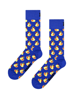 Happy Socks Rubber Duck Socks, One Size, Blue, Blue
