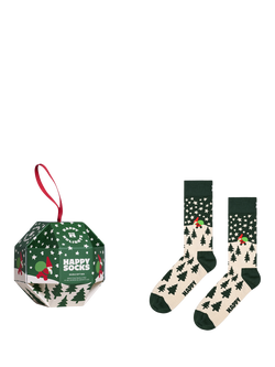 Happy Socks Snow Globe Gift Box, Dark Green, Dark Green