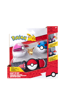 Pokémon Clip ‘N’ Go Eevee Poké Ball Belt Set, Multi
