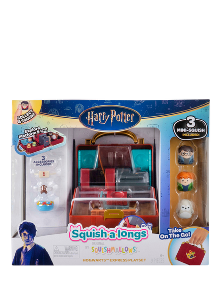 Squishmallows Harry Potter Hogwarts Express Play Set, Multi