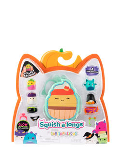Squishmallows Squish-a-longs Clip-a-longs Halloween 1, Pack of 4 - view 2, Multi