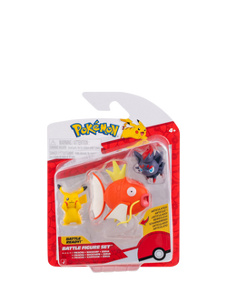 Pokémon Pikachu, Zorua & Magikarp Battle Figure Set, Pack of 3 - view 2, Multi