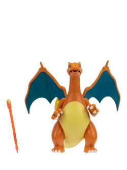 Pokémon Charizard Battle Feature 4.5" Figure with Fire Missile Launcher, Multi