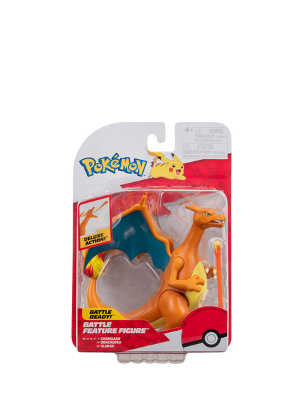 Pokémon Charizard Battle Feature 4.5" Figure with Fire Missile Launcher - view 2, Multi