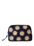Elizabeth Scarlett Sun Goddess Makeup Bag, Navy