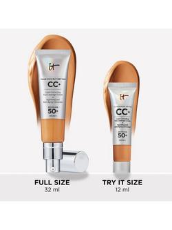 IT Cosmetics Your Skin But Better CC+ Cream with SPF 50 Travel Size - view 2, Tan