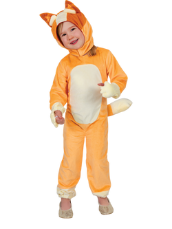 Rubies Kids' Bluey Bingo Costume, Orange, Multi