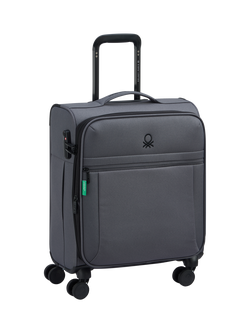 Benetton BE Soft-Side 55cm 4-Wheel Cabin Case - view 2, Anthracite