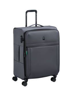 Benetton BE Soft-Side 66cm 4-Wheel Medium Suitcase - view 2, Anthracite