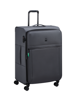 Benetton BE Soft-Side 76cm 4-Wheel Large Suitcase - view 2, Anthracite