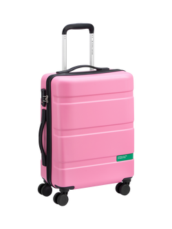 Benetton NOW Hard-Side 55cm 4-Wheel Cabin Case - view 2, Pink