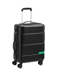 Benetton NOW Hard-Side 55cm 4-Wheel Cabin Case, Black