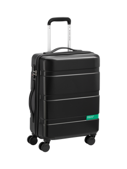 Benetton NOW Hard-Side 55cm 4-Wheel Cabin Case - view 2, Black