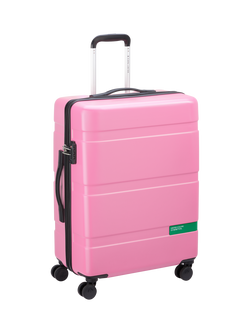 Benetton NOW Hard-Side 66cm 4-Wheel Medium Suitcase - view 2, Pink