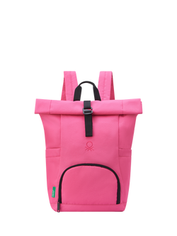 Benetton BE Soft-Side Roll-Top Backpack, Pink