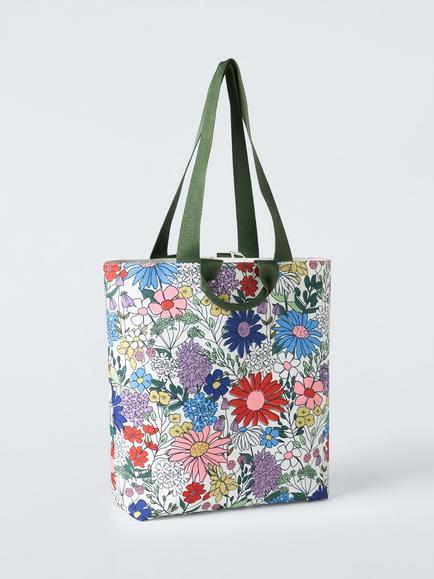 John Lewis Made by Care Wildflowers Tote Bag, Multi, Multi