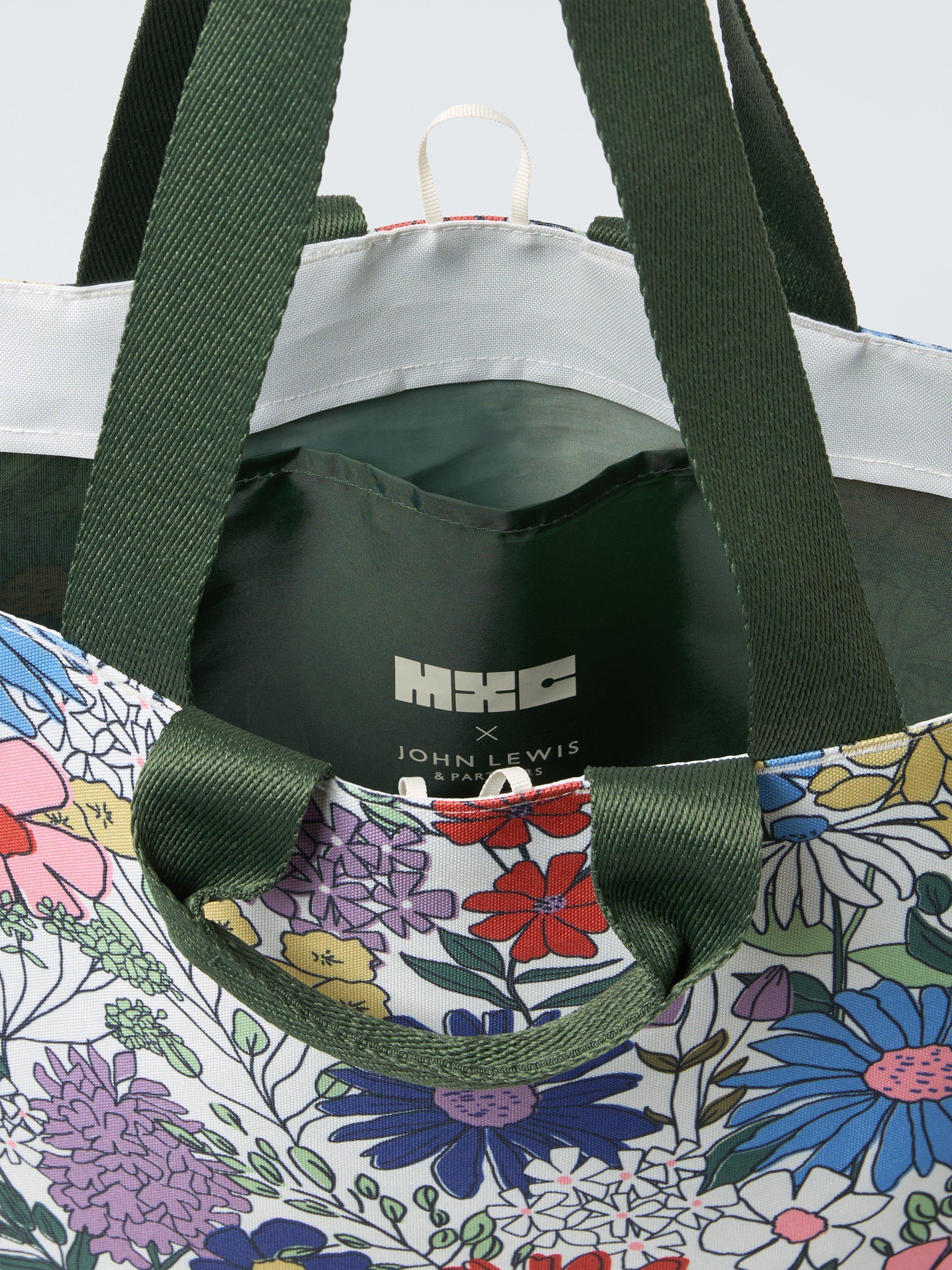 Product image 3 of 3, which shows John Lewis Made by Care Wildflowers Tote Bag, Multi
