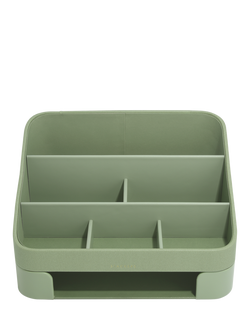 Stackers Desk Caddy with Tray, Garnet, Sage