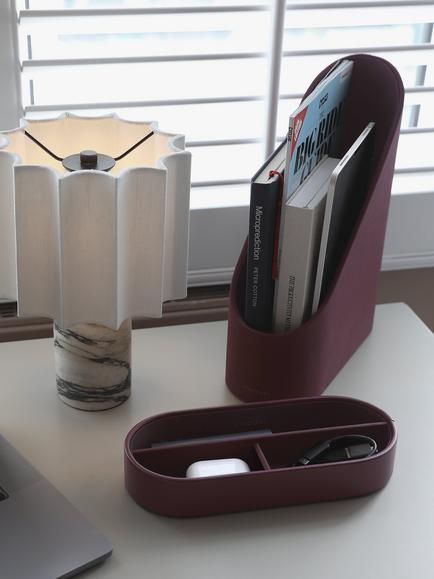 Stackers Magazine Rack, Garnet - view 2, Garnet