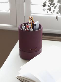 Stackers Pen Pot, Garnet - view 2, Garnet