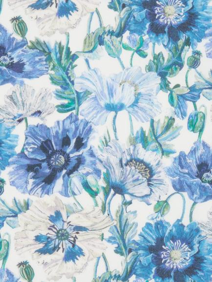 Liberty Fabrics Poppy Amelie Tana Lawn® Fabric, Blue