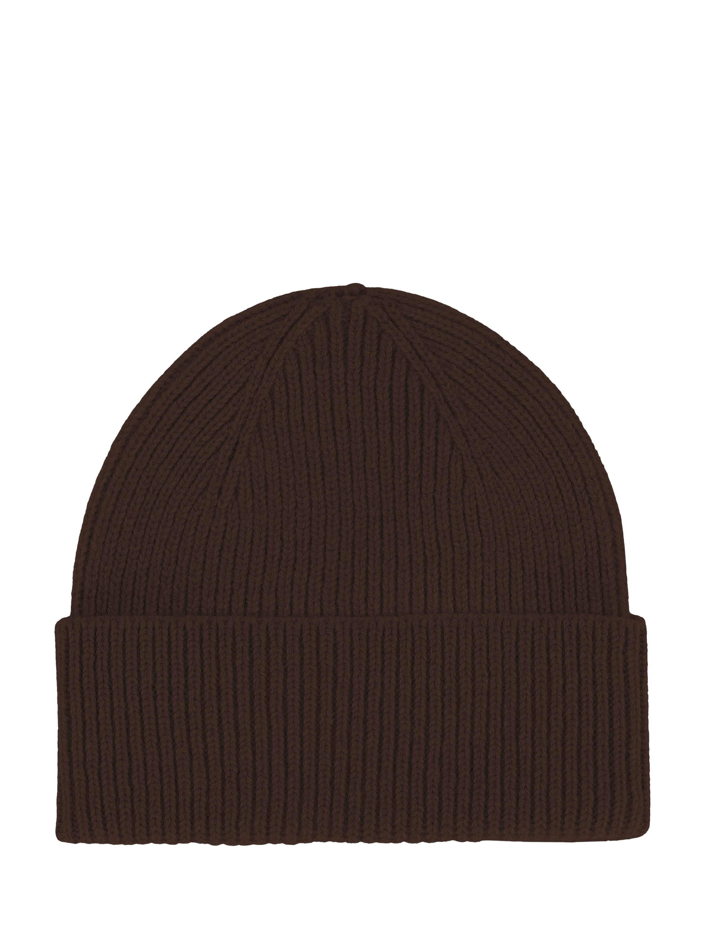 Colorful Standard Merino Wool Beanie Hat, Coffee Brown