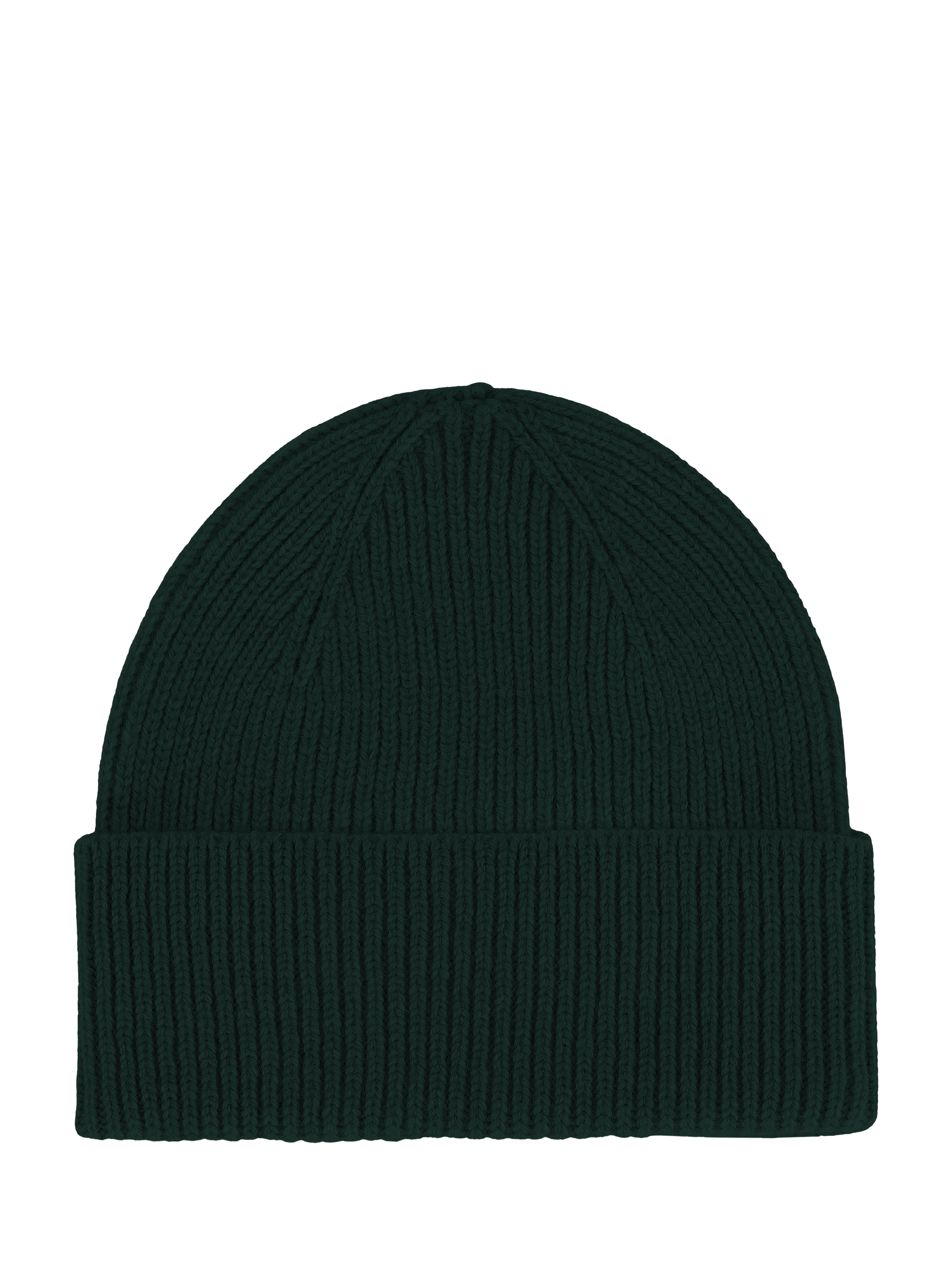 Colorful Standard Merino Wool Beanie Hat, Emerald Green