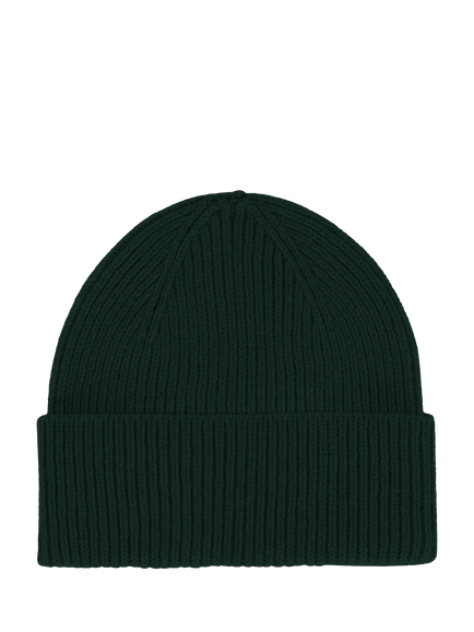 Colorful Standard Merino Wool Beanie Hat, Emerald Green
