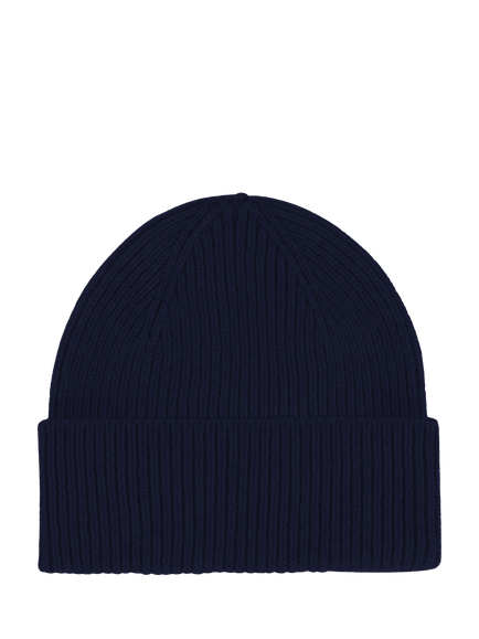 Colorful Standard Merino Wool Beanie Hat, Navy Blue