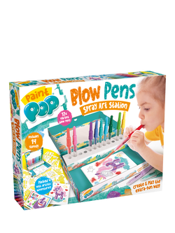Paint Pop Blow Pens Spray Art Station, Multi
