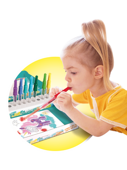 Paint Pop Blow Pens Spray Art Station - view 2, Multi