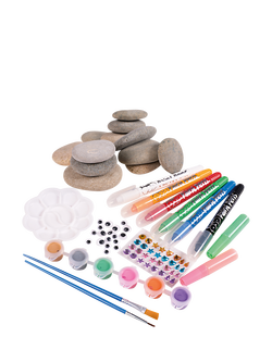 Paint Pop Glow-in-the-Dark Pebble Painting Kit - view 2, Multi