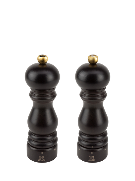 Peugeot Paris u'Select Manual Adjustable Beech Wood Salt & Pepper Mills, Chocolate, Chocolate