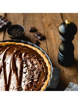 Peugeot Paris u'Select Manual Adjustable Beech Wood Salt & Pepper Mills, Chocolate - view 2, Chocolate