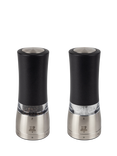 Peugot Daman u'Select Electric Salt and Pepper Mills, Black/Silver