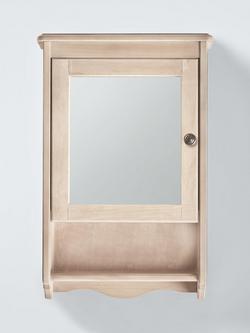 John Lewis Heritage Mirrored Bathroom Cabinet, Ash Wash, Ash Wash