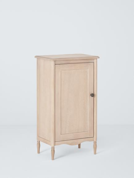 John Lewis Heritage Bathroom Single Cupboard, White Wash, White Wash