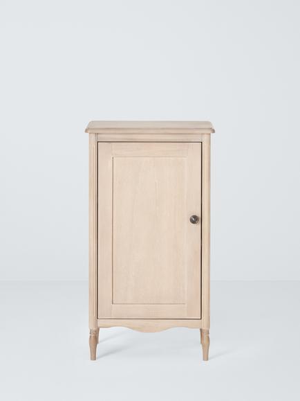 John Lewis Heritage Bathroom Single Cupboard, White Wash - view 2, White Wash