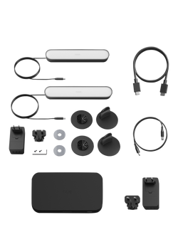 Philips Hue Play HDMI Sync Box 8K with 2 White and Colour Ambiance Play Light Bars, Black - view 2, Black