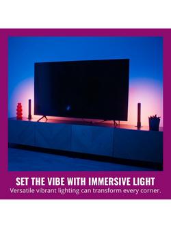 WiZ Gradient Adjustable Colour Changing Light Bar, Pack of 2, Black - view 2, Black