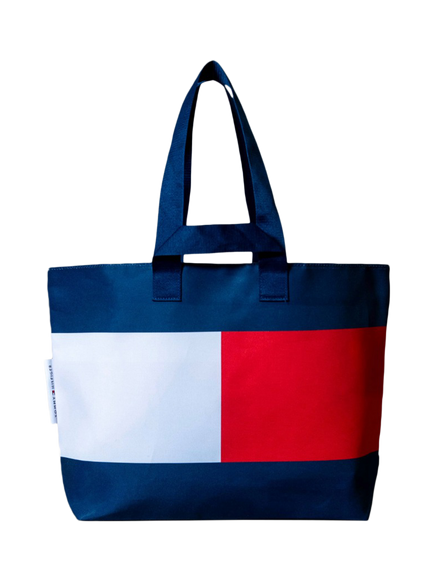 Tommy Hilfiger Tote Bag, Red/White/Navy, Red/White/Navy