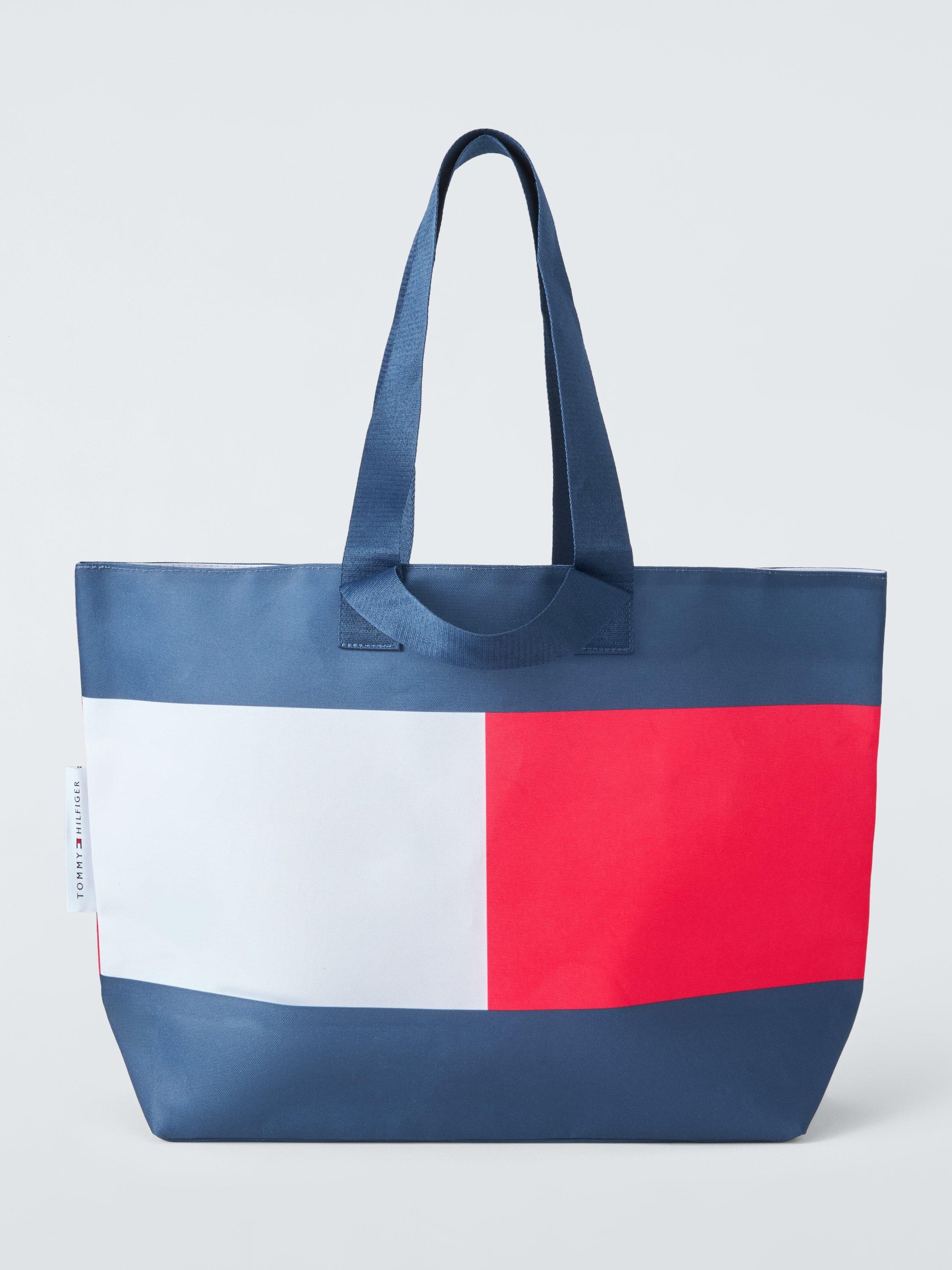 Product image 2 of 7, which shows Tommy Hilfiger Tote Bag, Red/White/Navy