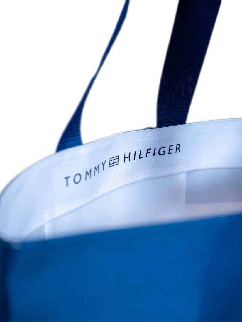 Product image 6 of 7, which shows Tommy Hilfiger Tote Bag, Red/White/Navy