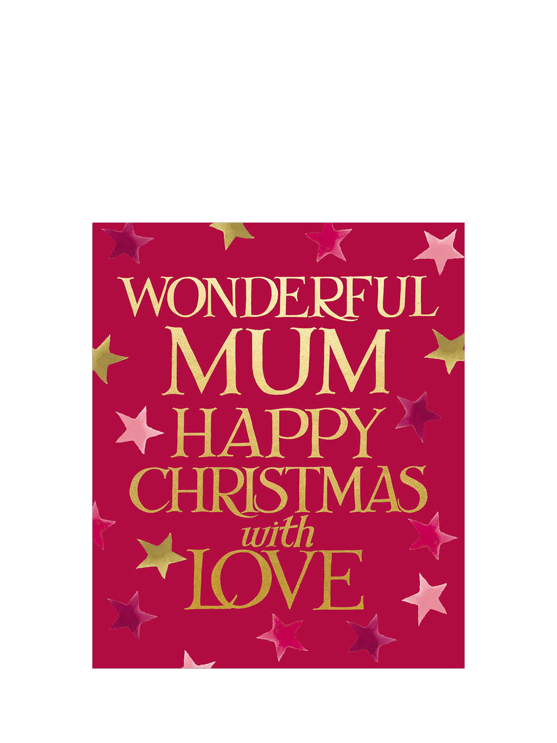 Emma Bridgewater Stars Mum Christmas Card