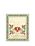Emma Bridgewater Robin Heart You Both Christmas Card