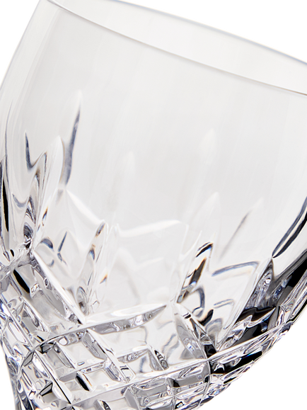 Royal Doulton Ashmere Crystal Cut Glass Wine Glass, Set of 2, 250ml, Clear - view 2, Clear