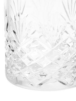 Royal Doulton Highgate Cut Crystal Double Old Fashioned Tumbler Glass, Set of 4, 360ml, Clear - view 2, Clear